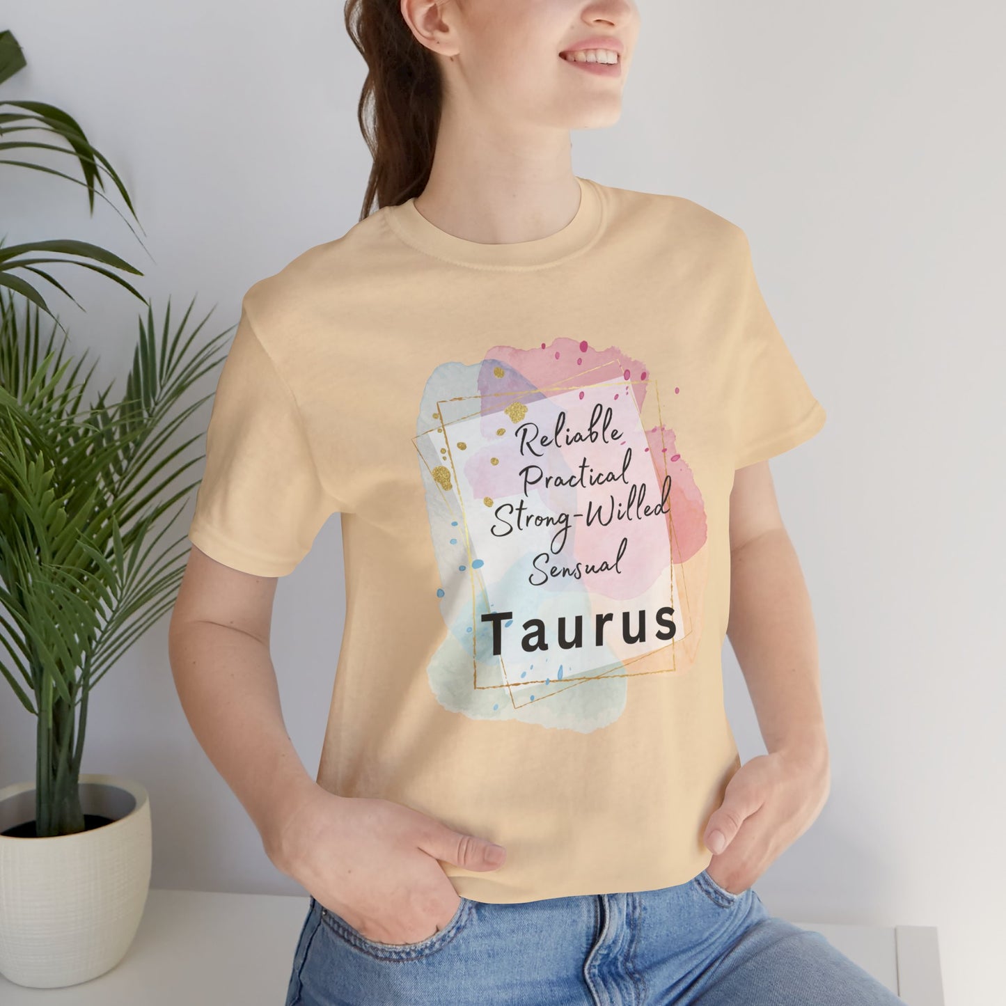 soft cream taurus t-shirt