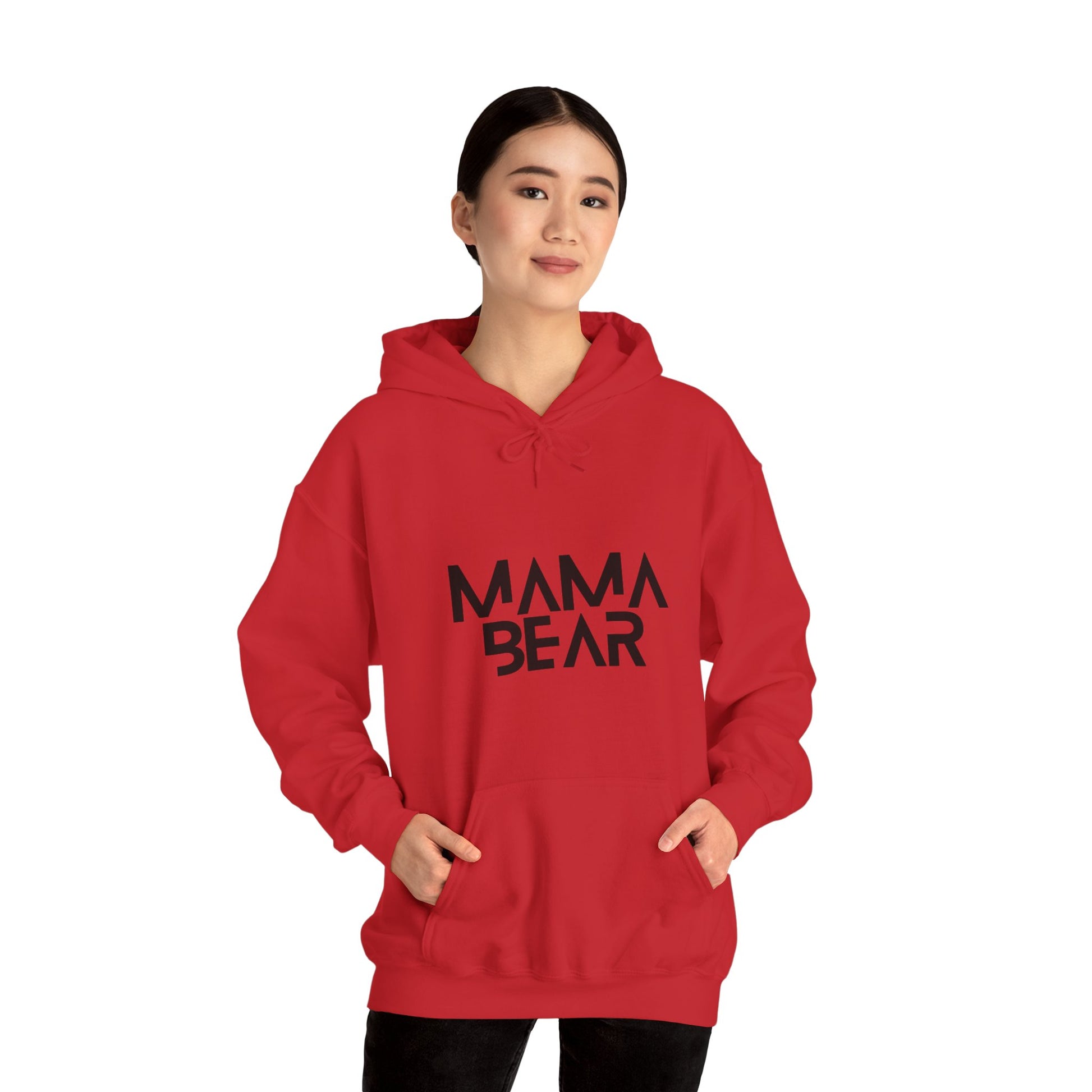 Red Mama Bear Hoodie