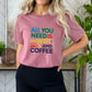 All You Need is Wifi and Coffee Heather Mauve T-Shirt