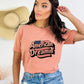 American Dreamin Heather Sunset T-Shirt