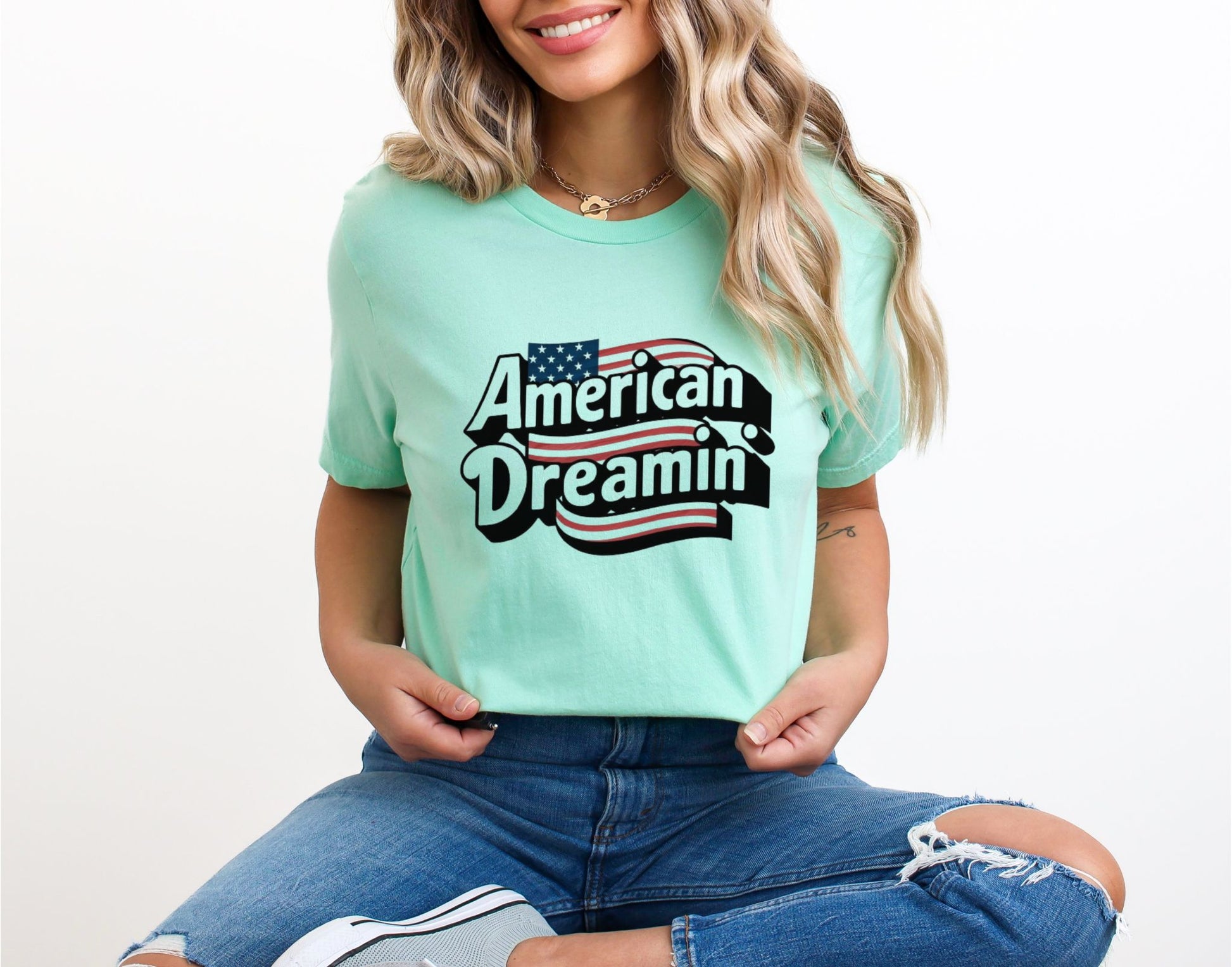 American Dreamin Mint T-Shirt