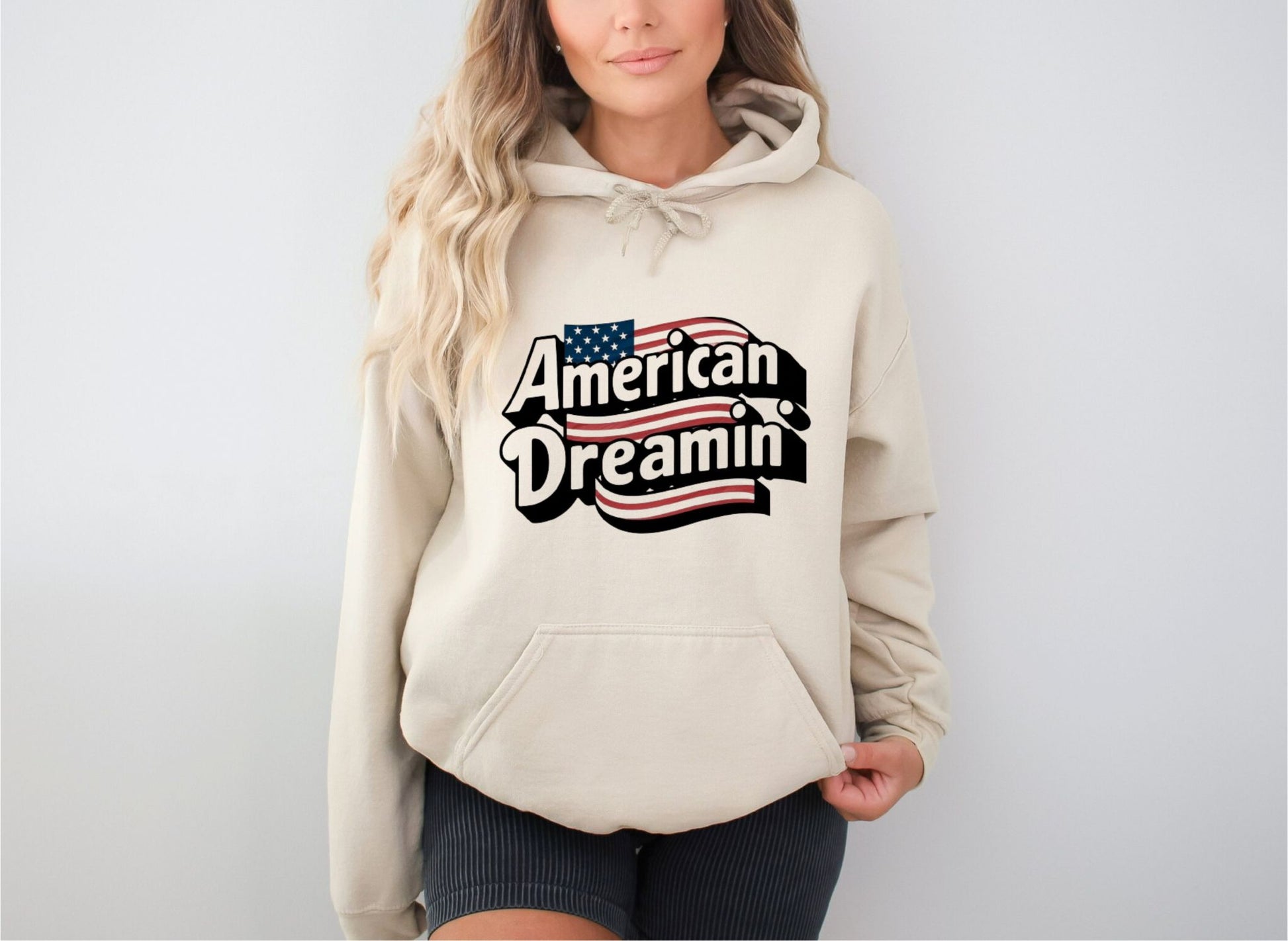 American Dreamin Sand Hoodie