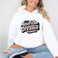 American Dreamin White Hoodie