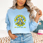 Banana Vibes Light Blue Sweatshirt