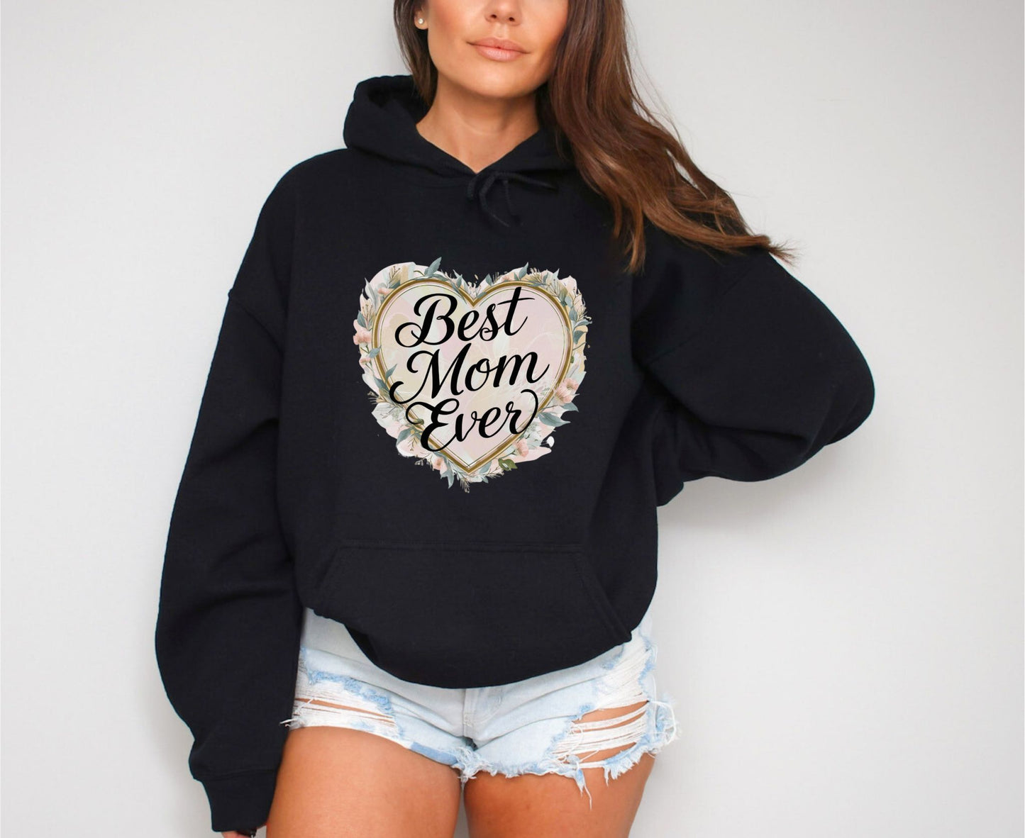 Best Mom Ever Black Hoodie