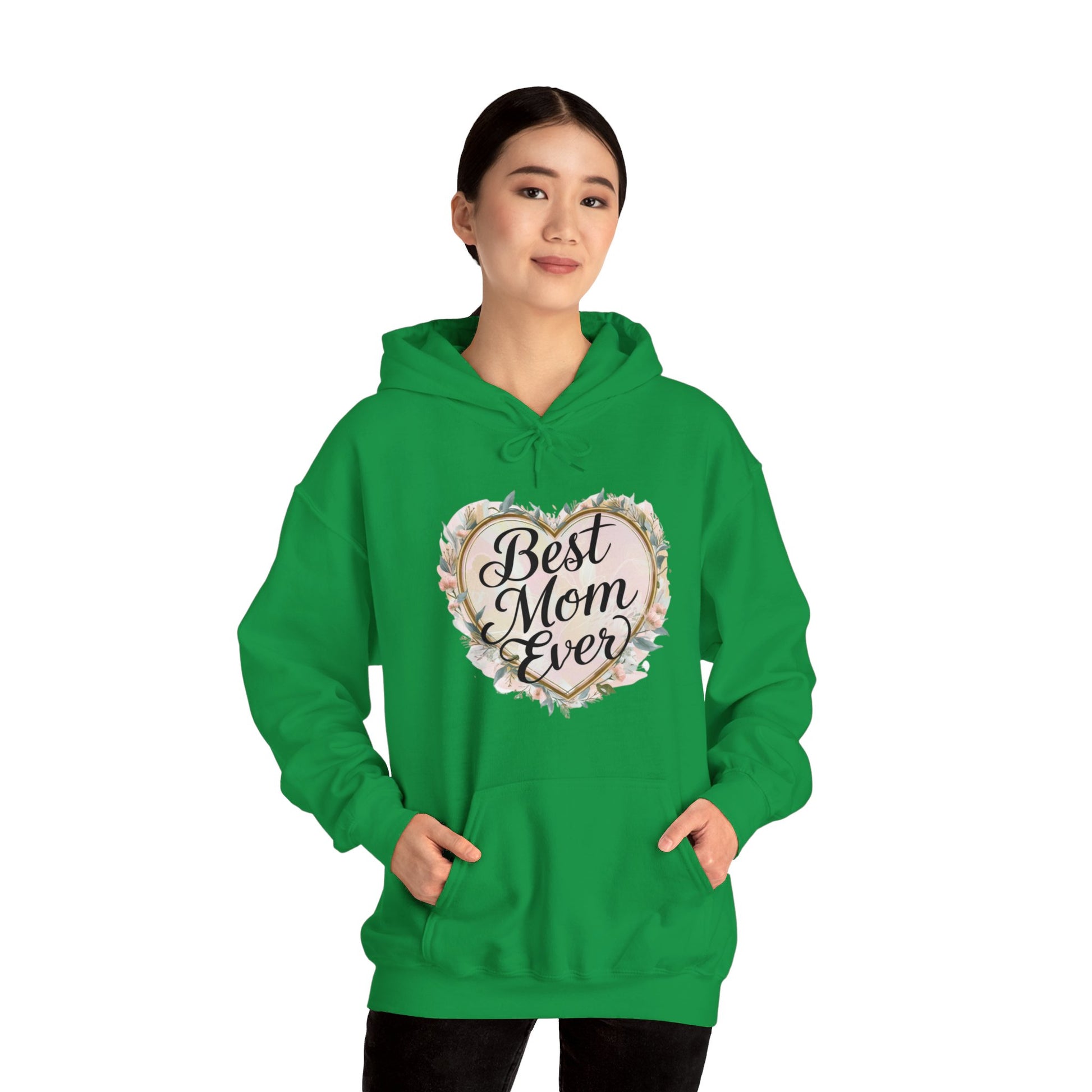 Best Mom Ever Irish Green Hoodie