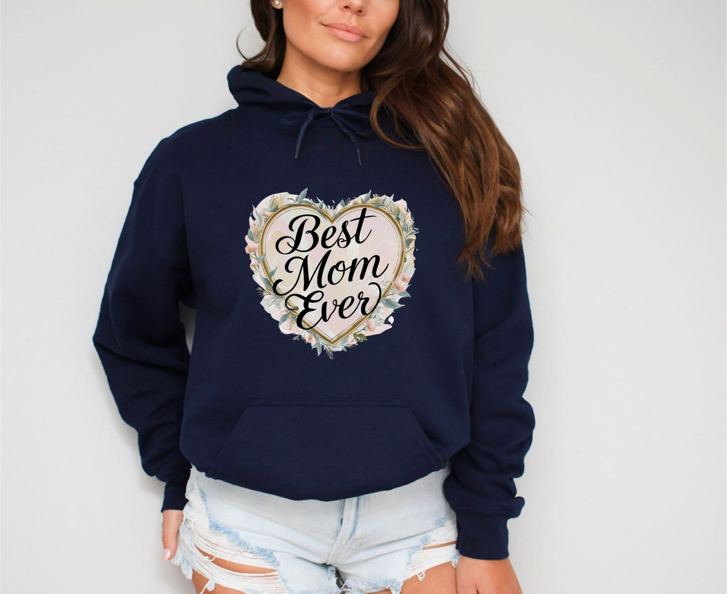 Best Mom Ever Navy Hoodie