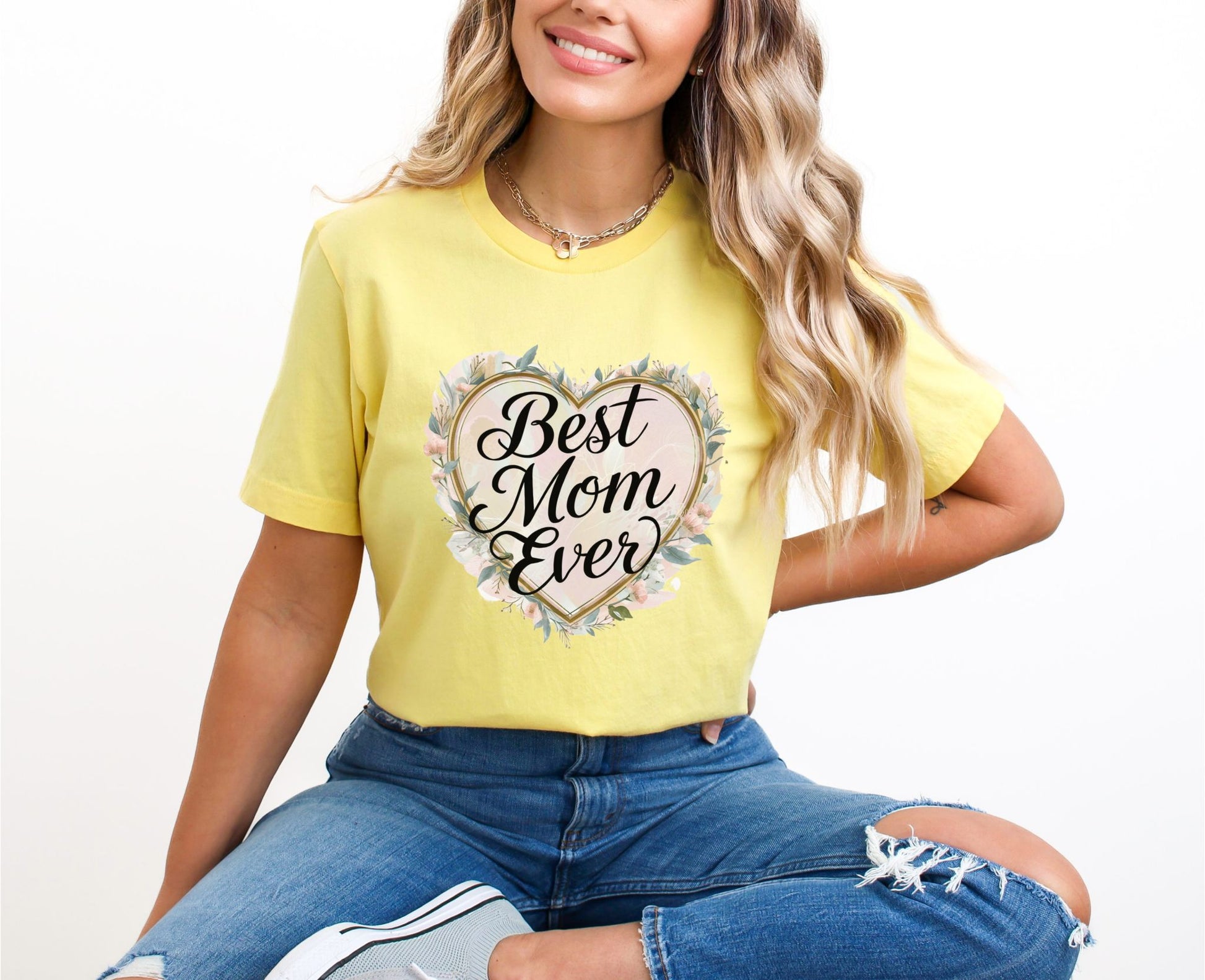 Best Mom Ever Yellow T-Shirt