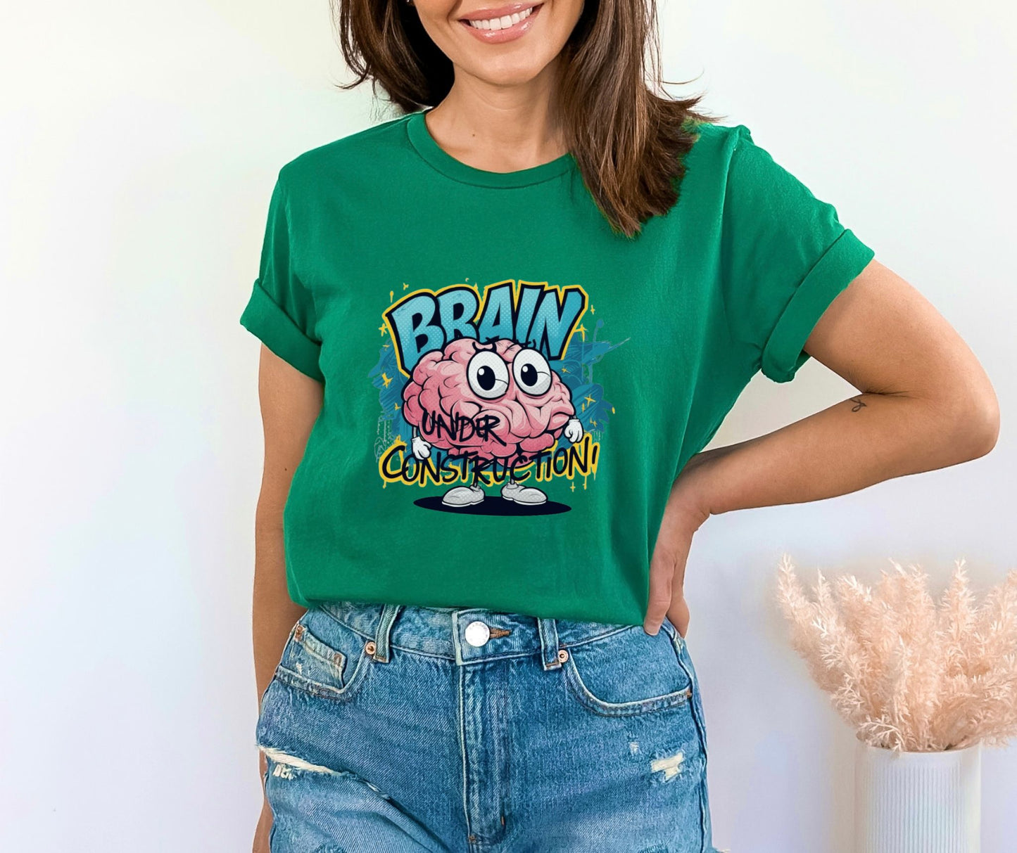 Brain Under Construction Heather Kelly T-Shirt