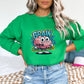 Brain Under Construction Irish Green Sweatshirt