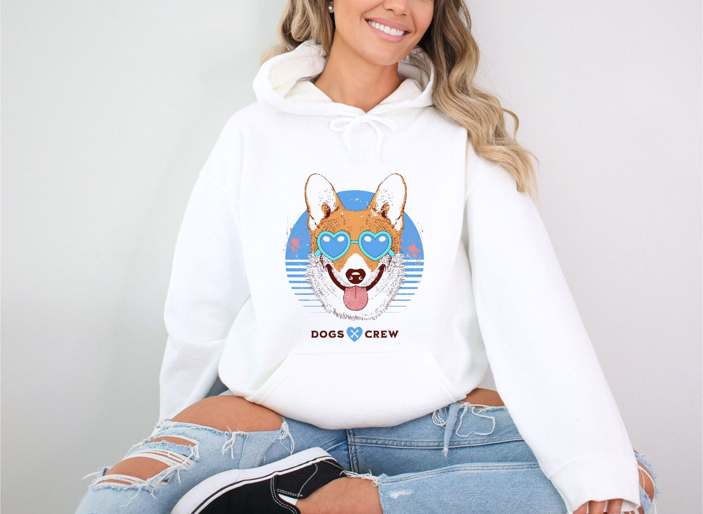 Dogs Crew White Hoodie