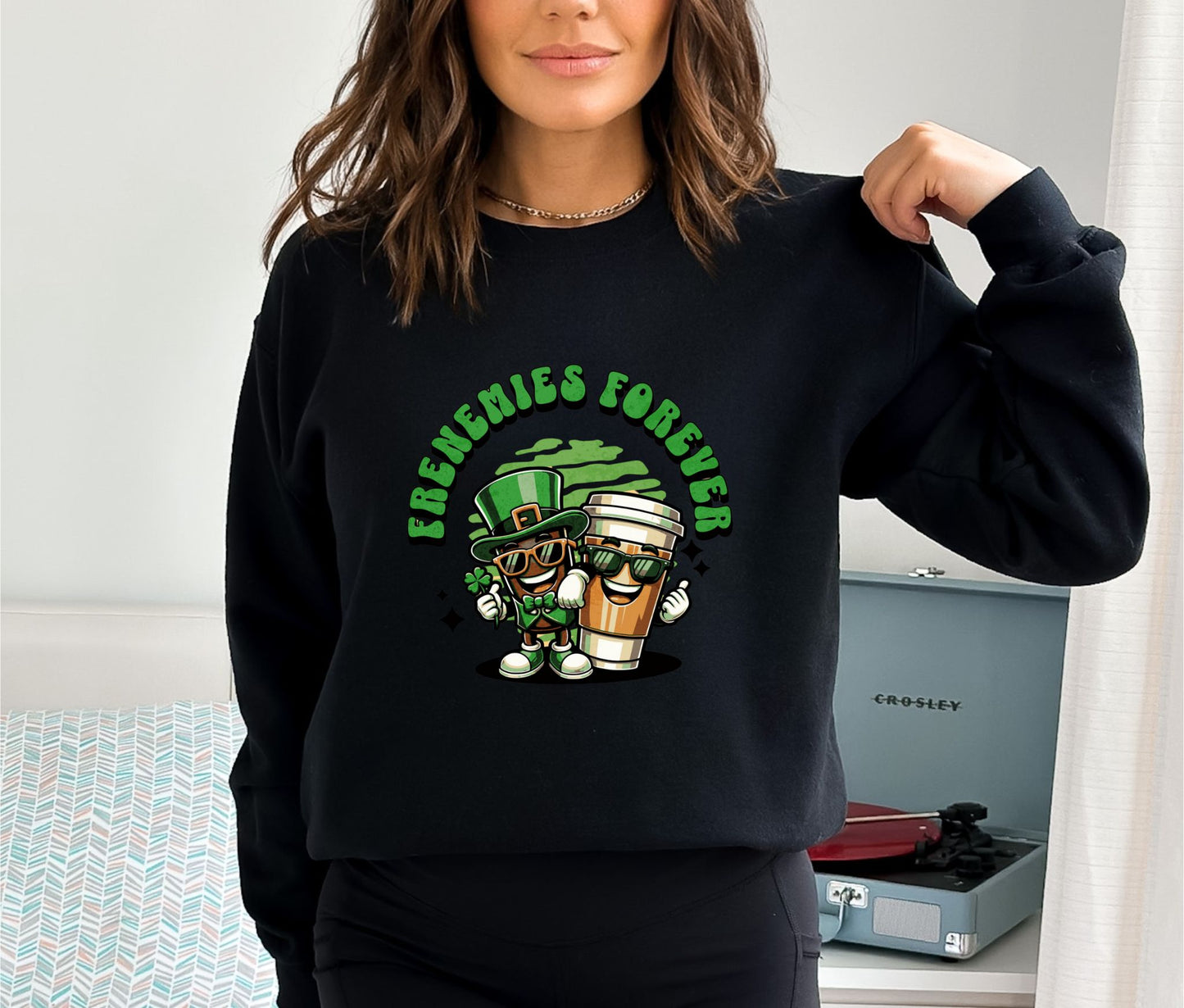 Frenemies Forever Black Sweatshirt