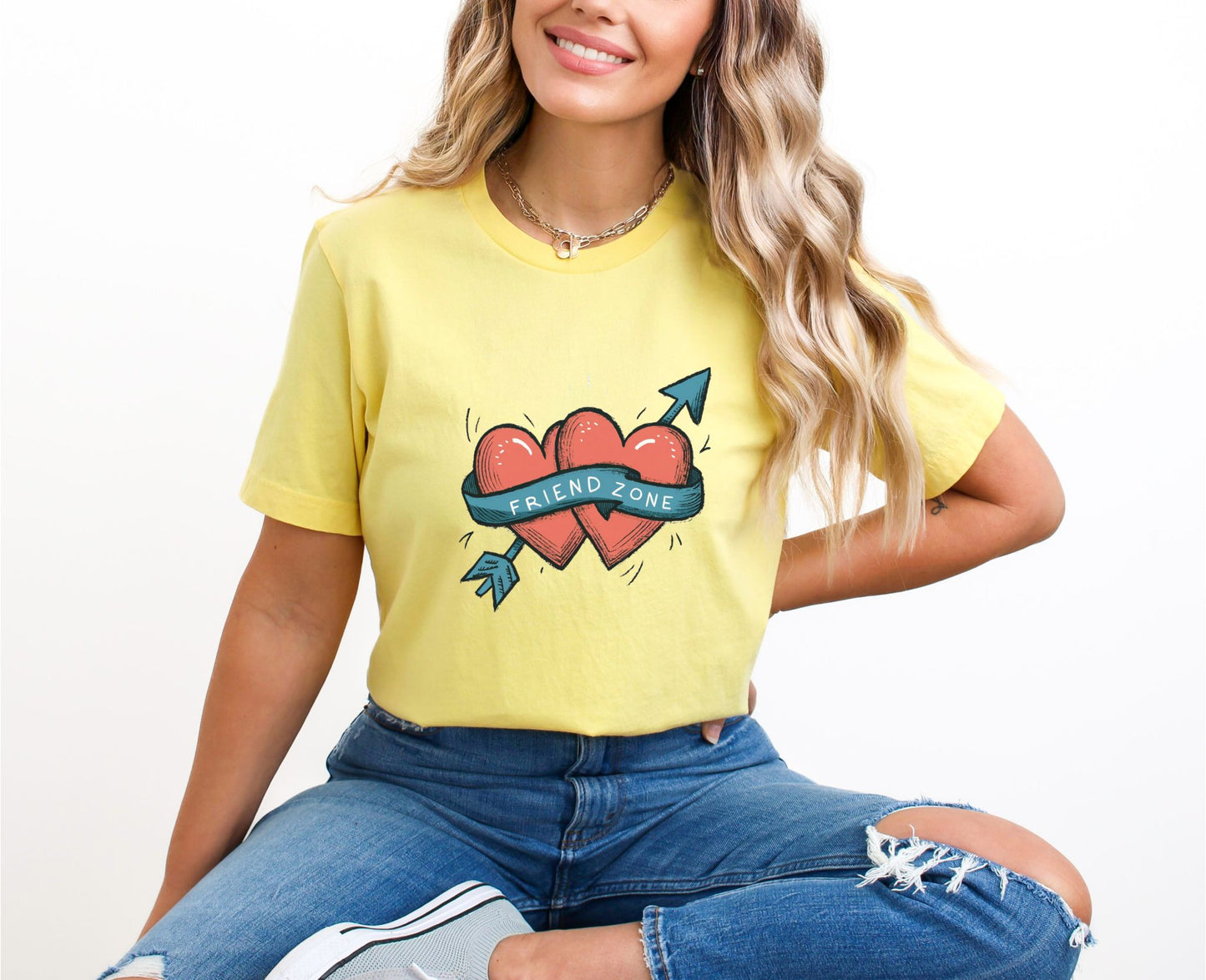 Friend Zone Yellow T-Shirt