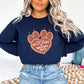 Fueled by Belly Rubs & Wagging Tails Navy Sweatshirt