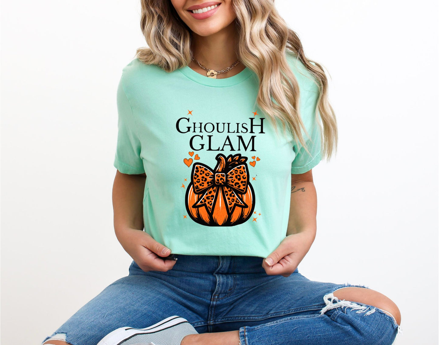 Ghoulish Glam Mint T-Shirt