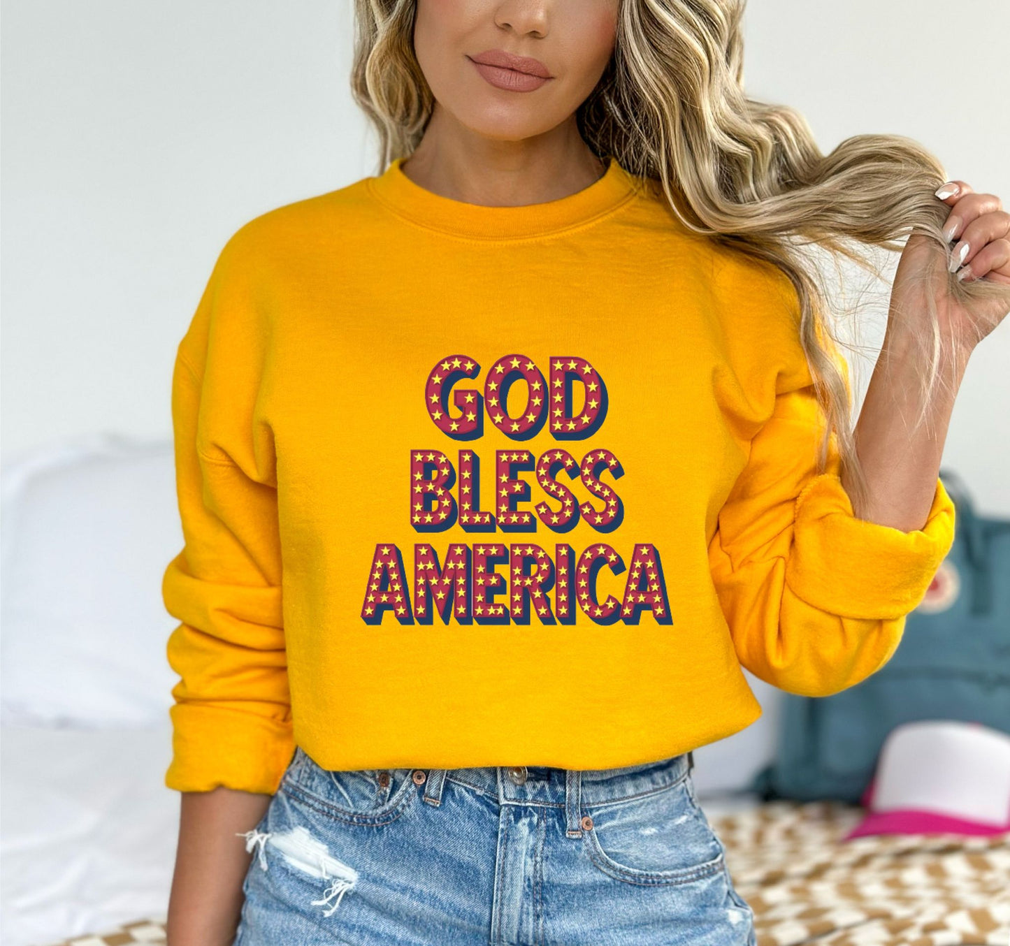 Wear Your Patriotism Proud: God Bless America Sweatshirt