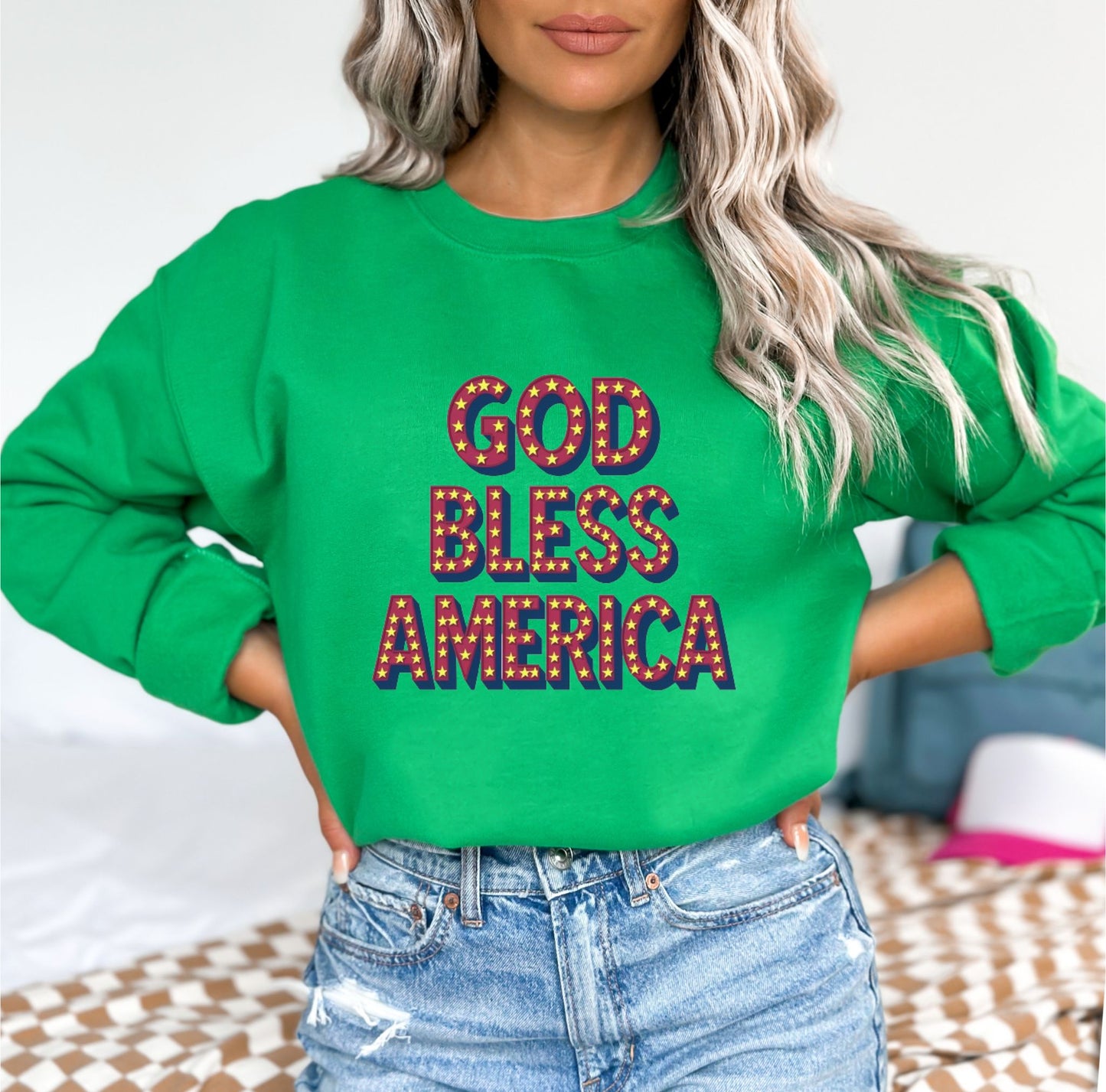 Wear Your Patriotism Proud: God Bless America Sweatshirt