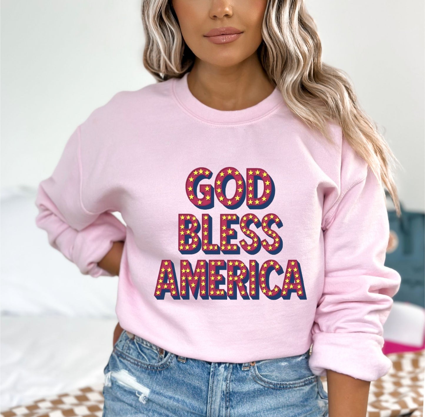 Wear Your Patriotism Proud: God Bless America Sweatshirt