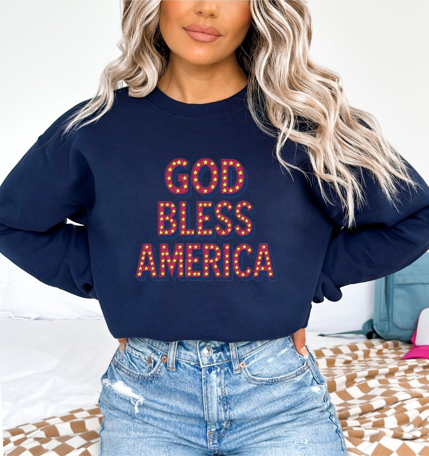 Wear Your Patriotism Proud: God Bless America Sweatshirt