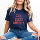 God Bless America Navy T-Shirt