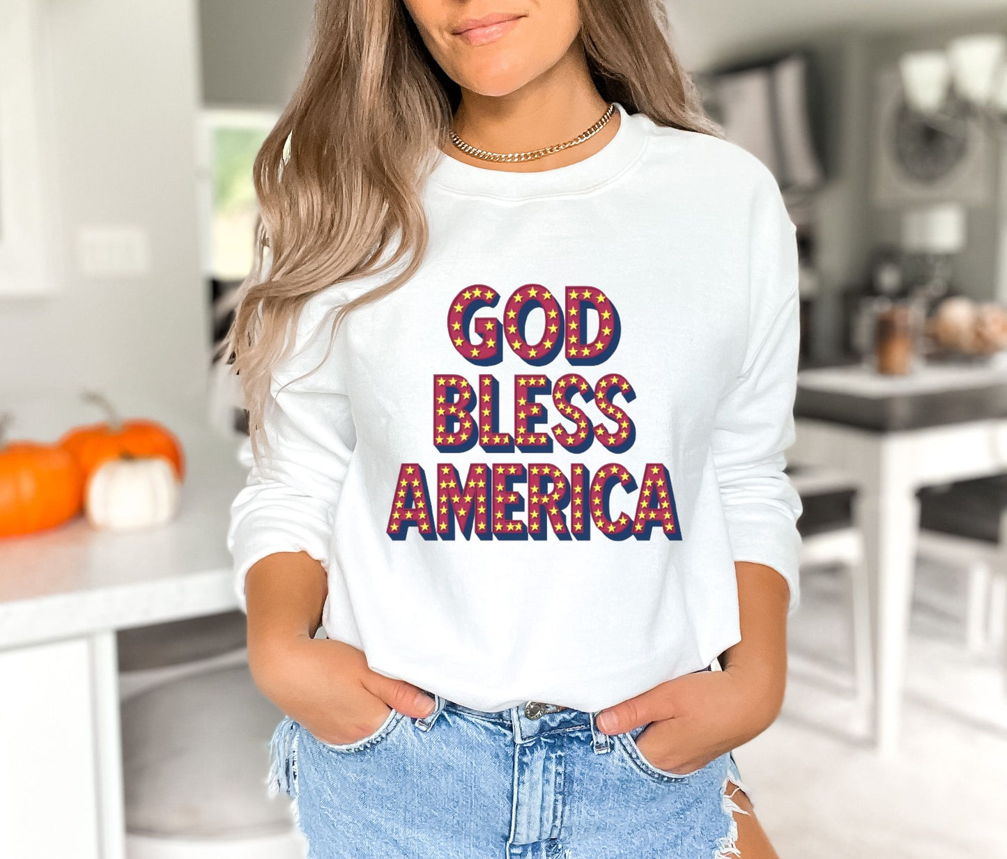 Wear Your Patriotism Proud: God Bless America Sweatshirt