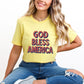 God Bless America Yellow T-Shirt