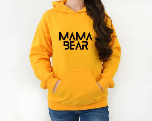 Gold Mama Bear Hoodie