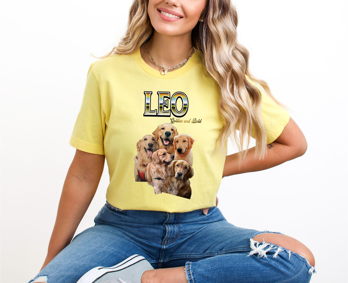 Golden and Bold Yellow T-Shirt