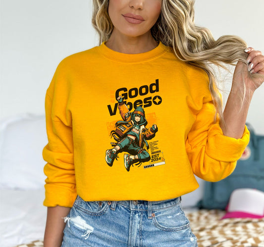 Good Vibes Gold Sweatshirt