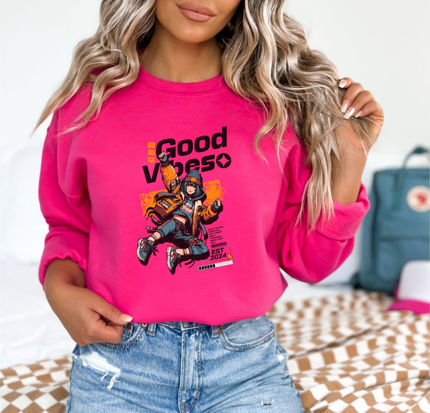 Good Vibes Heliconia Sweatshirt