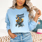 Good Vibes Light Blue Sweatshirt