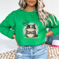 Grumpy Cat Moody Irish Green Sweatshirt