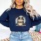 Grumpy Cat Moody Navy Sweatshirt