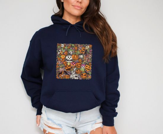 Hauntingly Cute  Halloween Hoodie