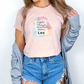 Heather Peach Leo Shirt