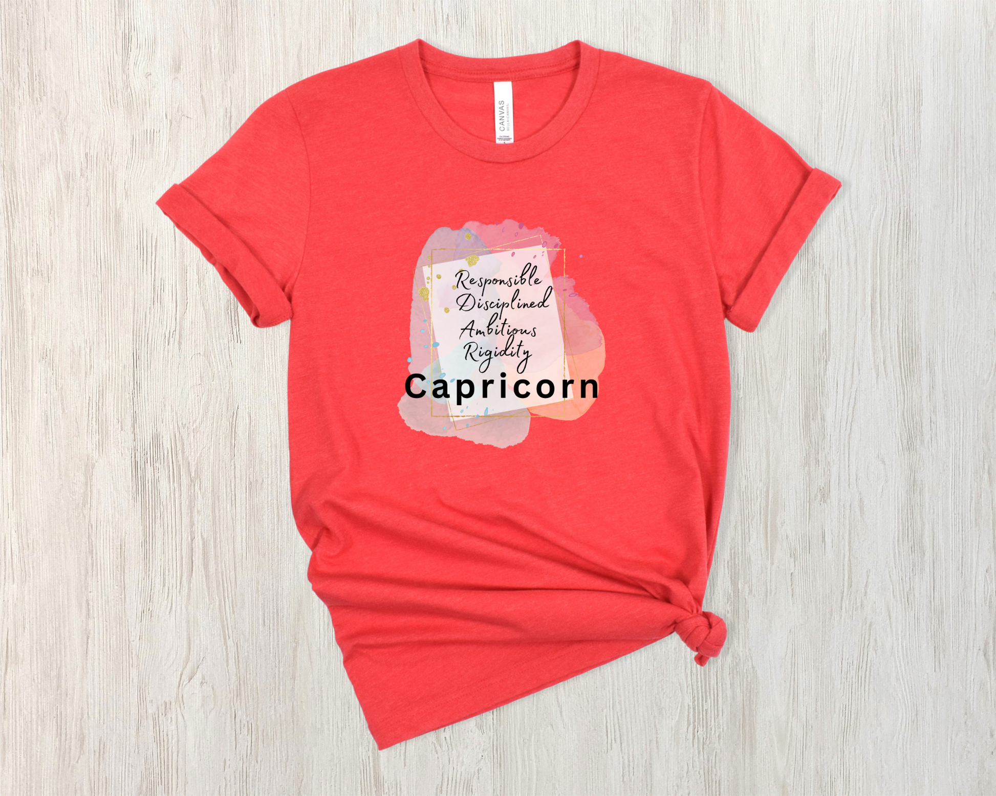 Heather Red Capricorn Shirt