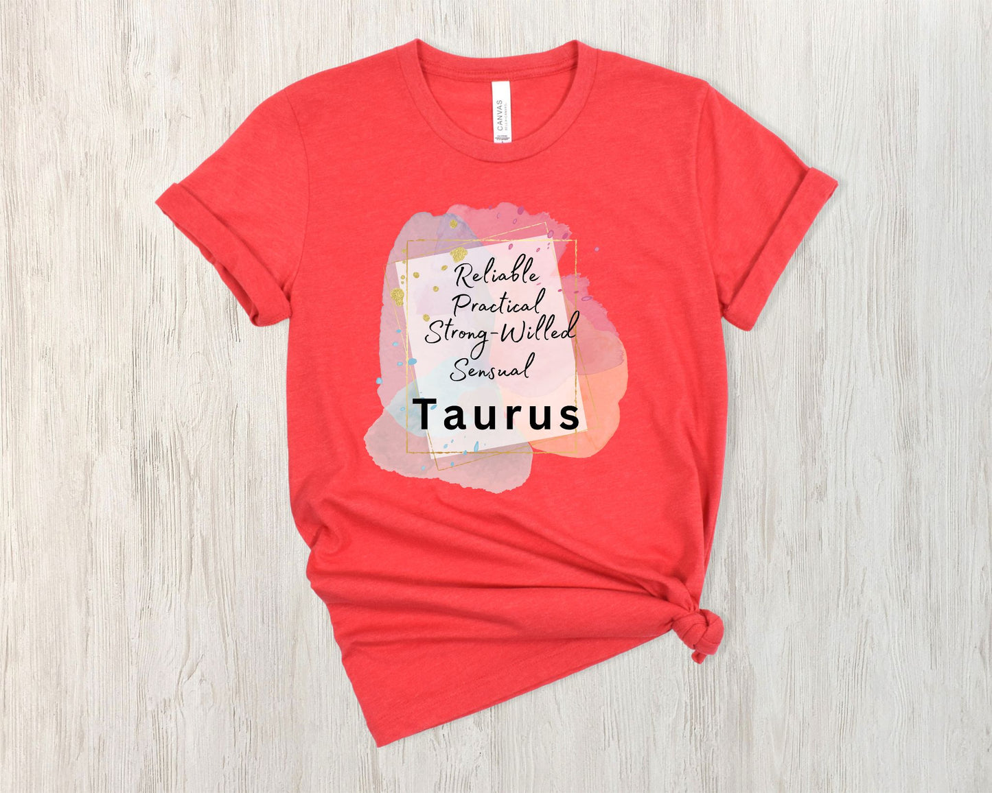 Heather Red Taurus Shirt