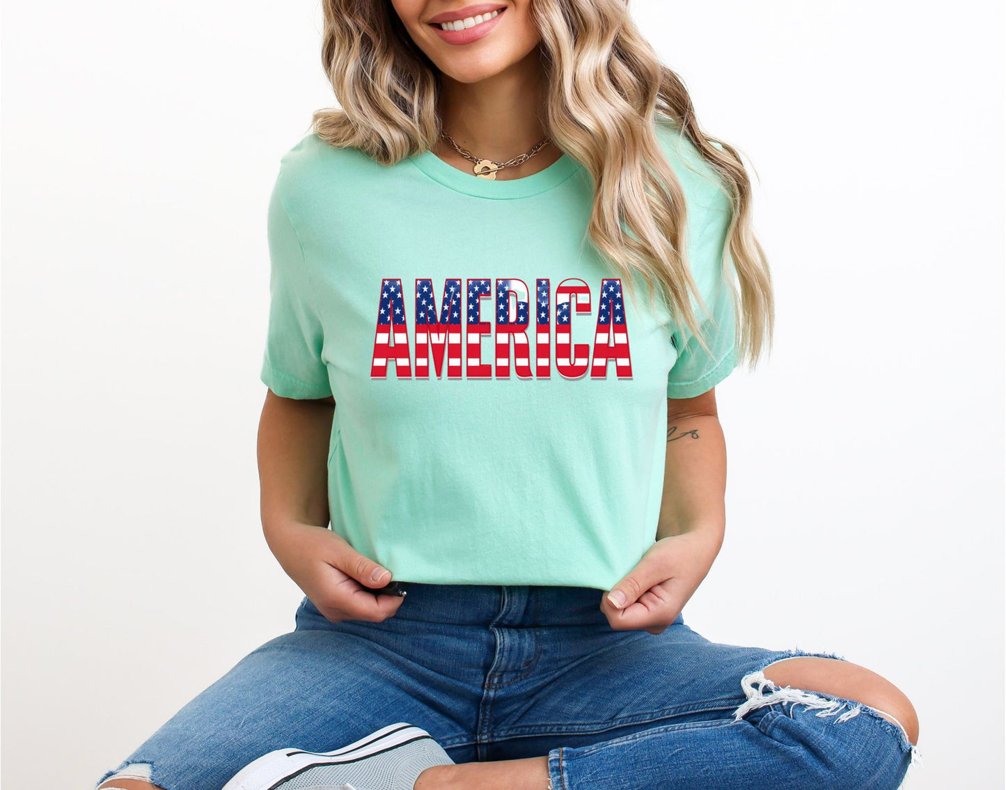 Iconic All-American Mint T-Shirt