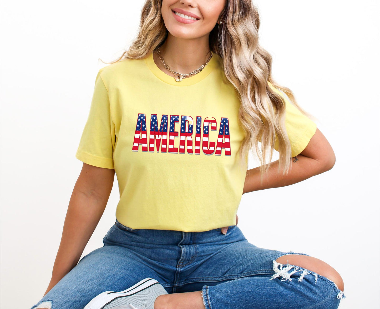 Iconic All-American Yellow T-Shirt