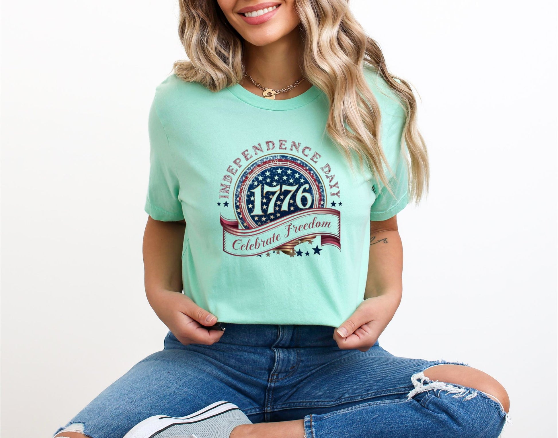 Independence Day Mint T-Shirt