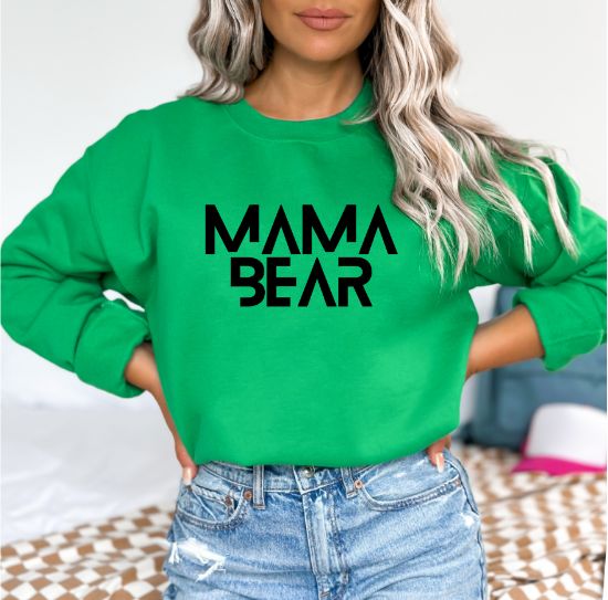 Irish Green Mama Bear Sweatshirt