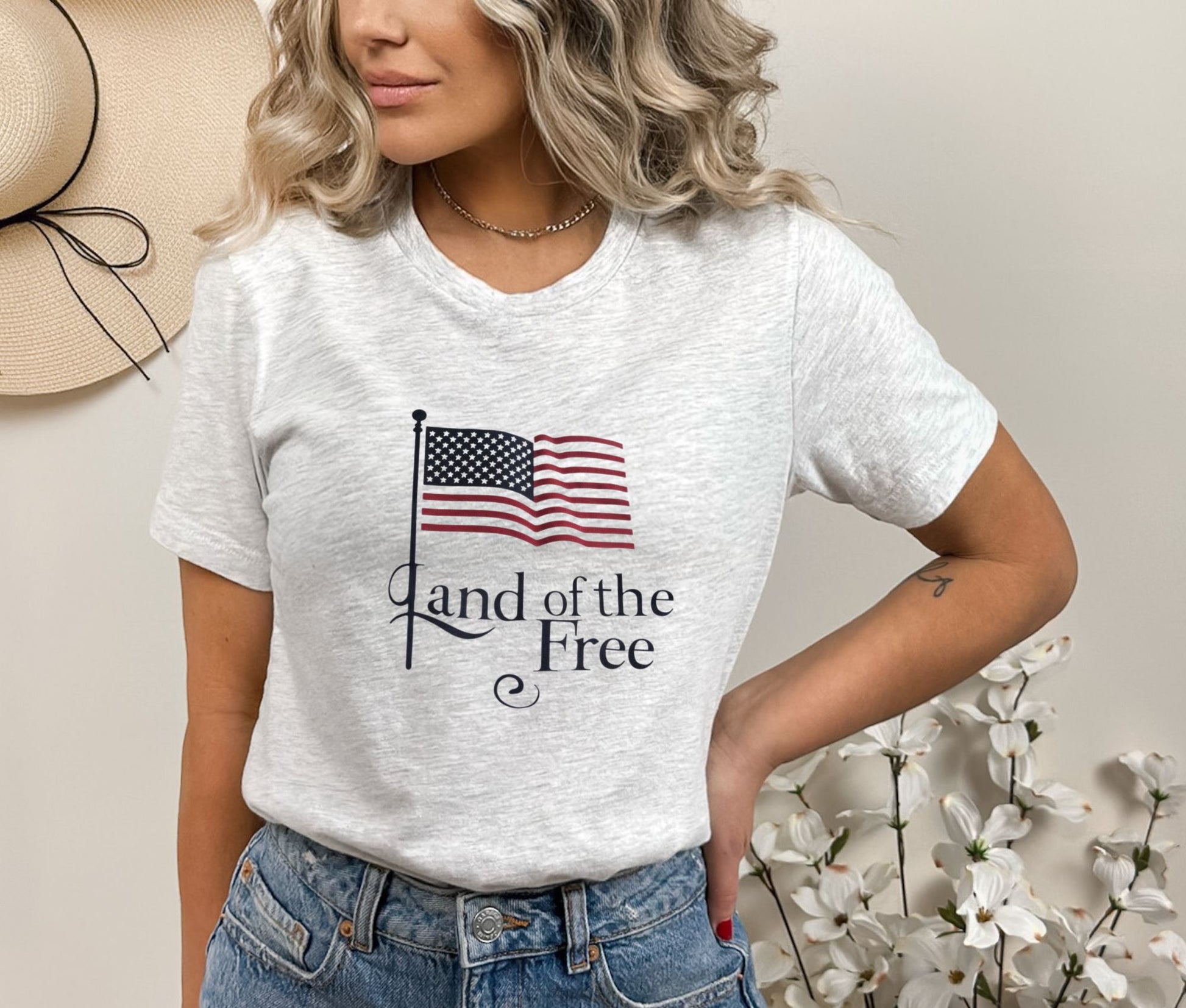 Land of the Free Ash T-Shirt