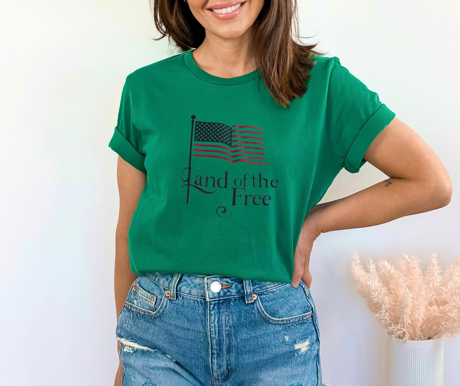 Land of the Free Heather Kelly T-Shirt