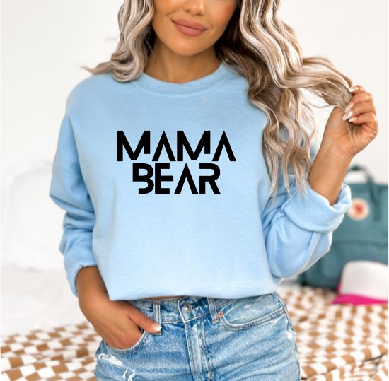 Light Blue Mama Bear Sweatshirt