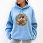 Light Blue disney halloween hoodie