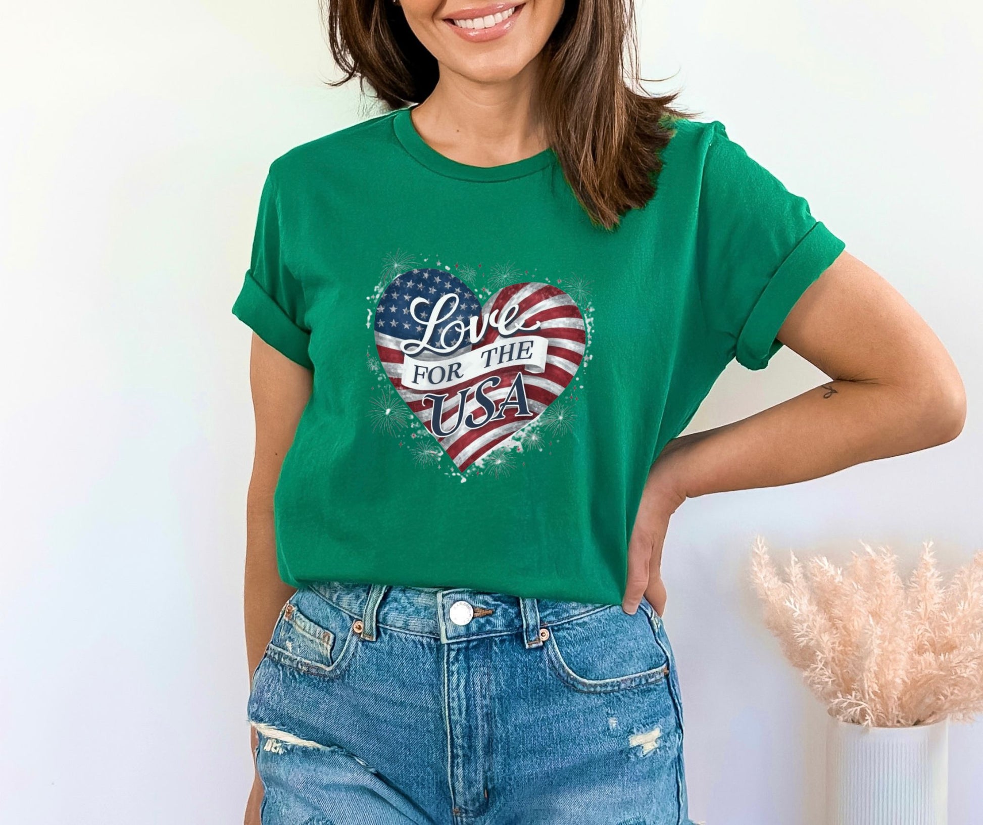 Love For The USA Heather Kelly T-Shirt