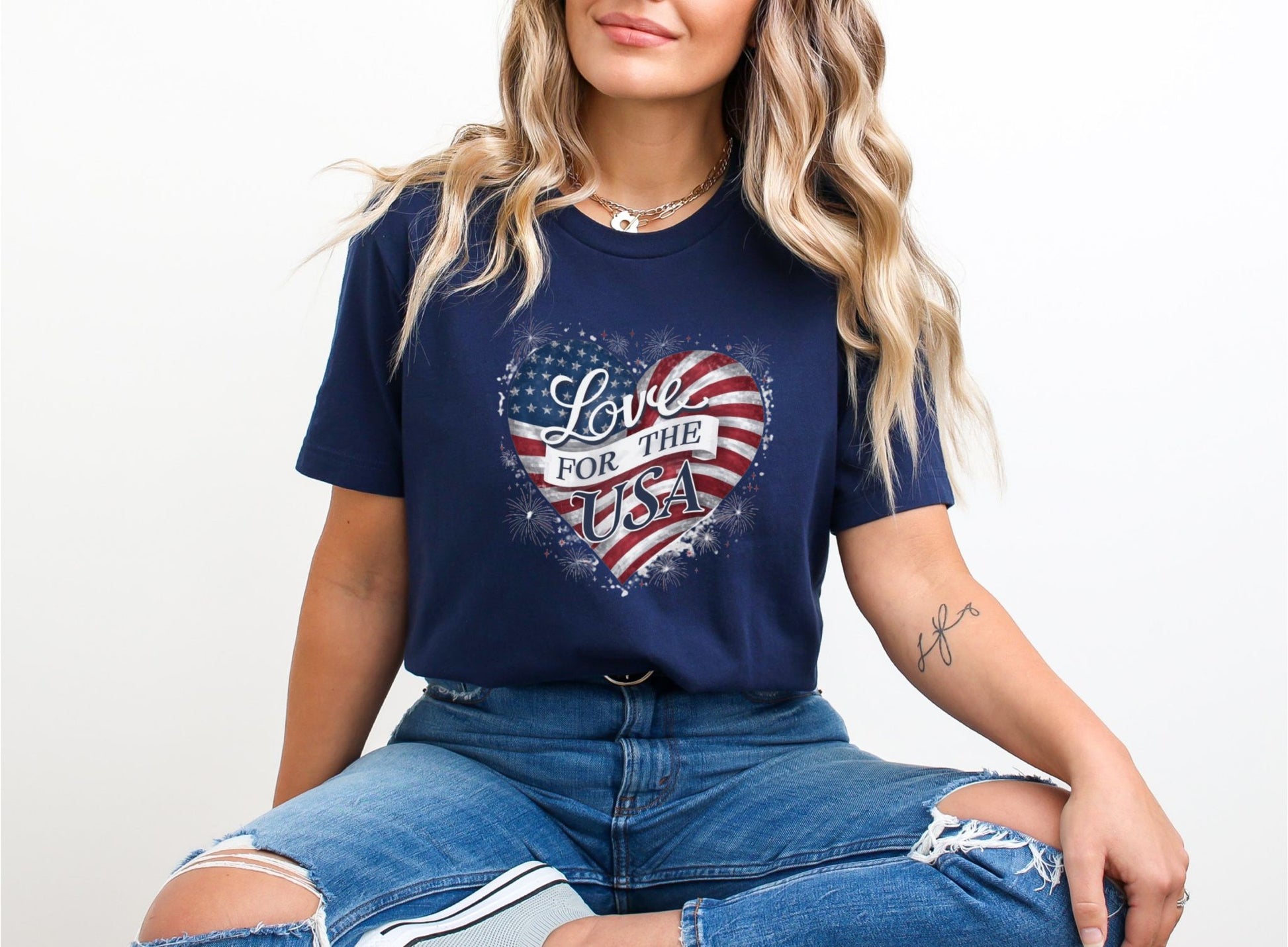 Love For The USA Navy T-Shirt