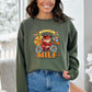 Man I Love Frogs Military Green Sweatshirt