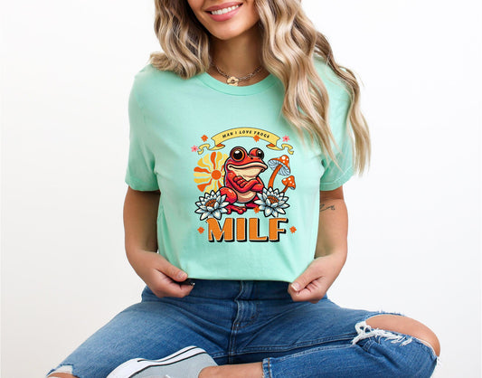 Man I Love Frogs Mint T-Shirt