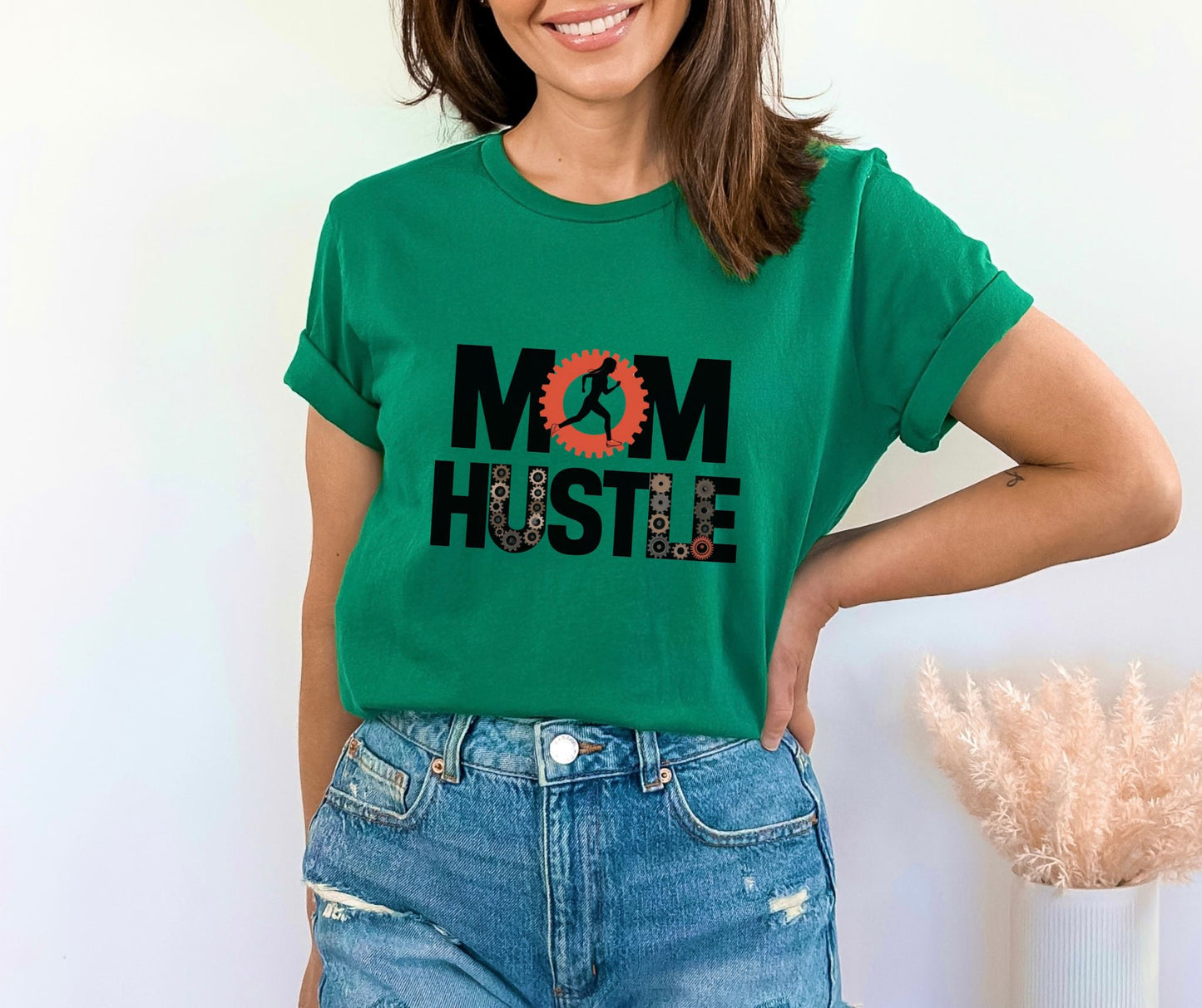 Mom Hustle Heather Kelly T-Shirt